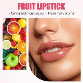 Lip Balm Set with Peach Lip Balm & Lip Oil - Hydrating Moisturising Lip Care Duo for Day & Night Repair, Stocking Stuffers for Teen Girls, Christmas Gifts & Stocking Fillers
