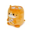 balvi Pen Holder Fluffy Kawaii Gamer Orange Fluffy Soft Gamer
