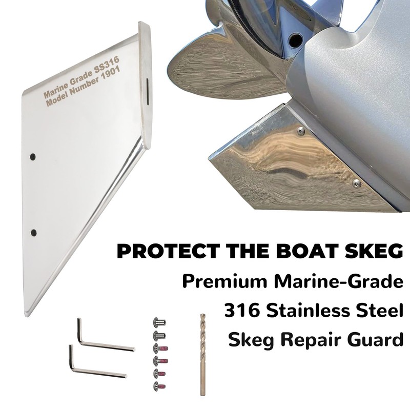 Boat Skeg Repair Guard Replacement Kit Fits MerCruiser Alpha 1