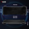 TEMSONE low pressure drop trans cooler,40k Transmission Oil Cooler LPD47391