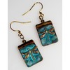 Elaine Coyne Wearable Art Verdigris Patina Solid Brass Dragonfly on