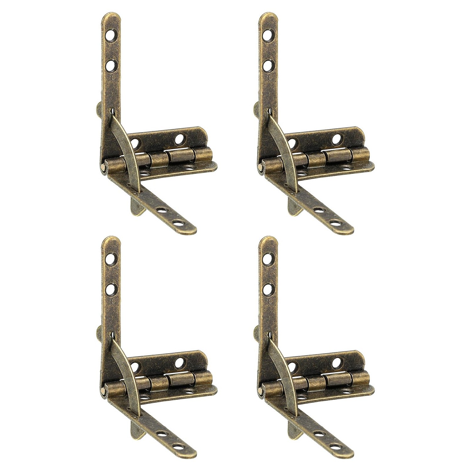 uxcell 10Pcs Box Quadrant Hinge, 30.5x40mm Box Hinge Cases with Side ...