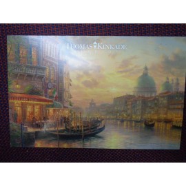 Thomas Kinkade Studio Postcard Venetian Cafe