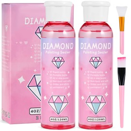 Cieex Diamond Painting Sealer, 240 ml Diamond Art Sealer, Diamond Painting Accessories, Diamond Art Glue for Fixing and Diamonds Shine Permanently