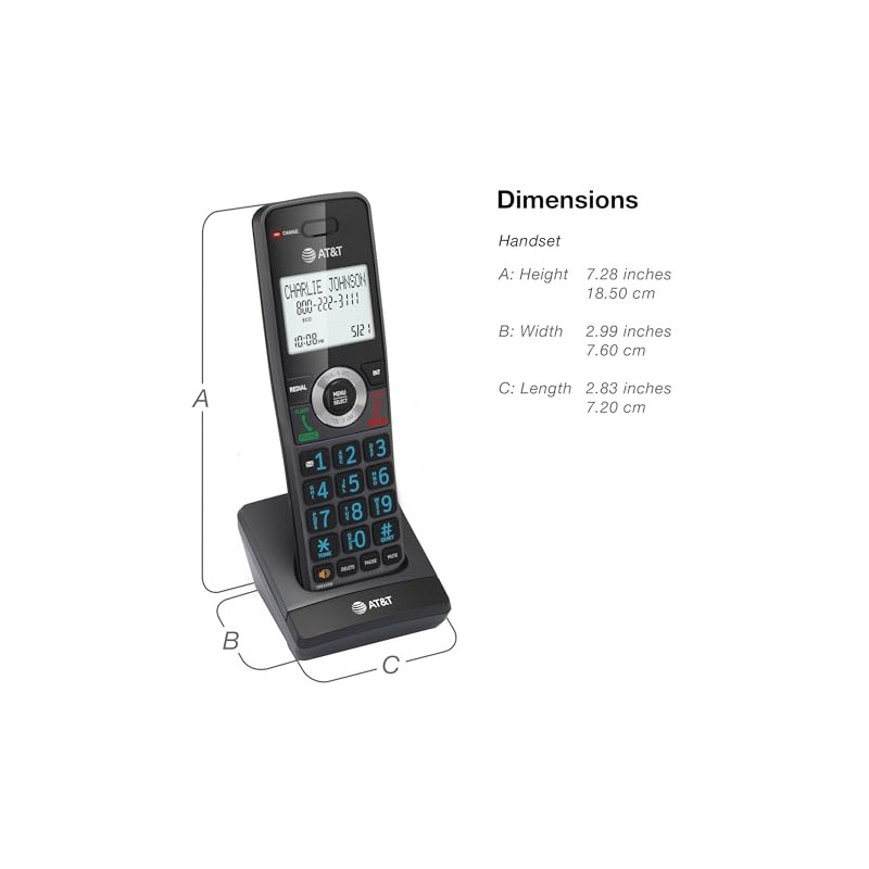 AT&T AT&T GL2101-2 DECT 6.0 2-Handset Cordless Home Phone with