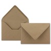 NEUSER PAPIER 25x brown vintage kraft paper folding cards SET