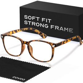 CCVOO Reading Glasses for Women/Men, Eyeglasses, Blue Light Readers for Women/Men, Computer Eye Glasses, Cheaters