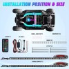 Nilight 2Pcs Golf Cart Underglow Light Kit for EZGO Yamaha
