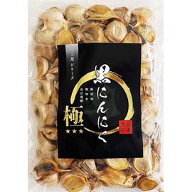 Mitsuboshi Super Black Garlic, Japanese Produced, Aomori Fukuchi White 6 Pieces Garlic, 100% Use, 17.6 oz (500 g) Per Bag, 17.6 oz (500 g), Aged, Additive-free, Hydroly-free, Self-fermenting, Black