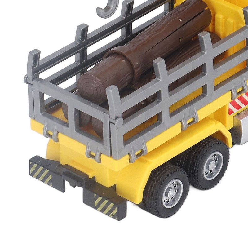 Logging Truck Toy 1:32 Log Vehicle Model with Light Music