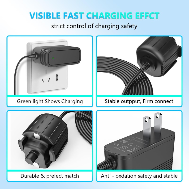 Charger for Pool Blaster Pool Vacuum Compatible with Max Li,