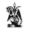 AK Wall Art Baphomet Lucifer Vinyl Sticker - Car Window