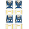 DUBEUYEW 4pcs Raspberry Pi 2040-Zero Mini Microcontroller Board Based on
