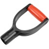 MroMax D-Grip Handles, 1-1/4" Inner Diameter, PVC, Snow Shovel Replacement,