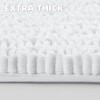 OLANLY Luxury Chenille Bath Mat, Extra Soft Thick Absorbent Shaggy