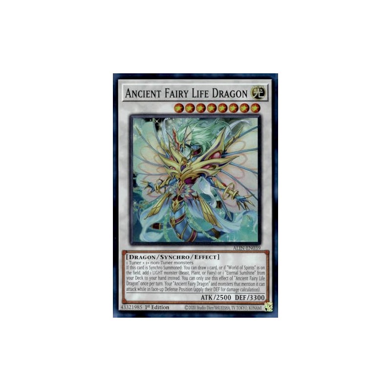Ancient Fairy Life Dragon - ALIN-EN039 - Super Rare -