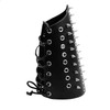 MILAKOO PU Leather Arm Guard with Lacing Rivet Arm Armour