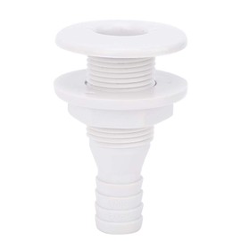 Keenso Yacht Bilge Drain Valve, Yacht ABS Plastic Water Drain Valve 5/8 Inch, 3/4 Inch, 1 Inch, 1-1/4 Inch, 1-1/2 Inch, 2 Inch (3/4 Inch)