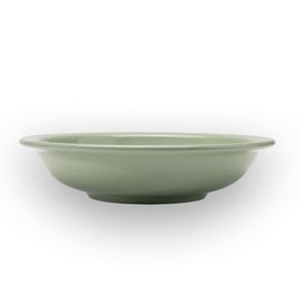 SALZKAMMERGUT KERAMIK Bowl, diameter 17 cm, glossy sage green, crockery handmade in Austria