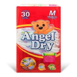 Pañal Angel Dry Etapa 3 Mediana 30 Piezas Sin Género