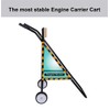 LEADALLWAY 220lb Outboard Boat Motor Stand Display Carrier Cart Dolly