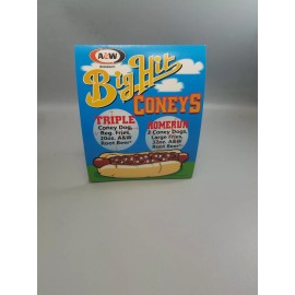 A&W Root beer advertising big hit coney's 1995 n.o.s 6 3/4 " tall