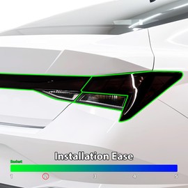 BOGAR TECH DESIGNS Rear Taillight Tint Kit PPF Cover Compatible with Hyundai Elantra 2024-2025, Dark Smoke