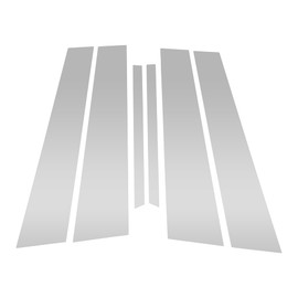 HOPESPANNER Door Pillar Window Trim for Chrysler 300C 2011-2021 Silver Tone Front Rear Left Right Anti Scratch Sticker Pillar Posts Cover 6 Pcs