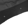 Bicycle Rear Seat Bag Black Large Capacity Canvas Waterproof Elastic