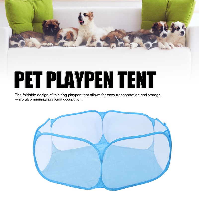 Pet Foldable Playpen Tent Portable Oxford Cloth Versatile Cat Dog
