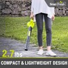 SnapFresh Cordless Leaf Blower - 20V Electric Leaf Blower with