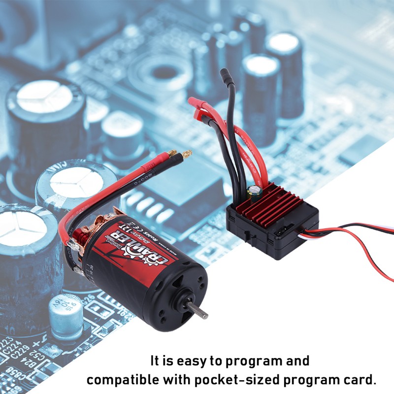 5-Slot 550 Brushed Motor 80A ESC Combo Set RC Car
