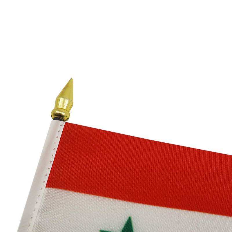 AZ FLAG - Syria Table Flag 4'' x 6'' -