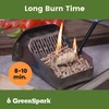 GreenSpark Natural All Weather Fire Starters 70 Pcs, Smoker, BBQ,