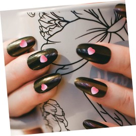 Housoutil 150pcs Heart Nail Charms for Nail Art Cute Resin Decorations for Women Versatile Accessories for Manicure Mobile Phones Crafts Stylish