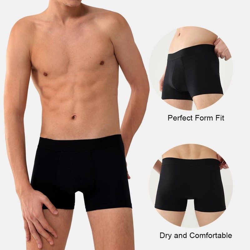 BATTEWA Incontinence Underwear for Men Cotton Leak Proof Boxer Briefs