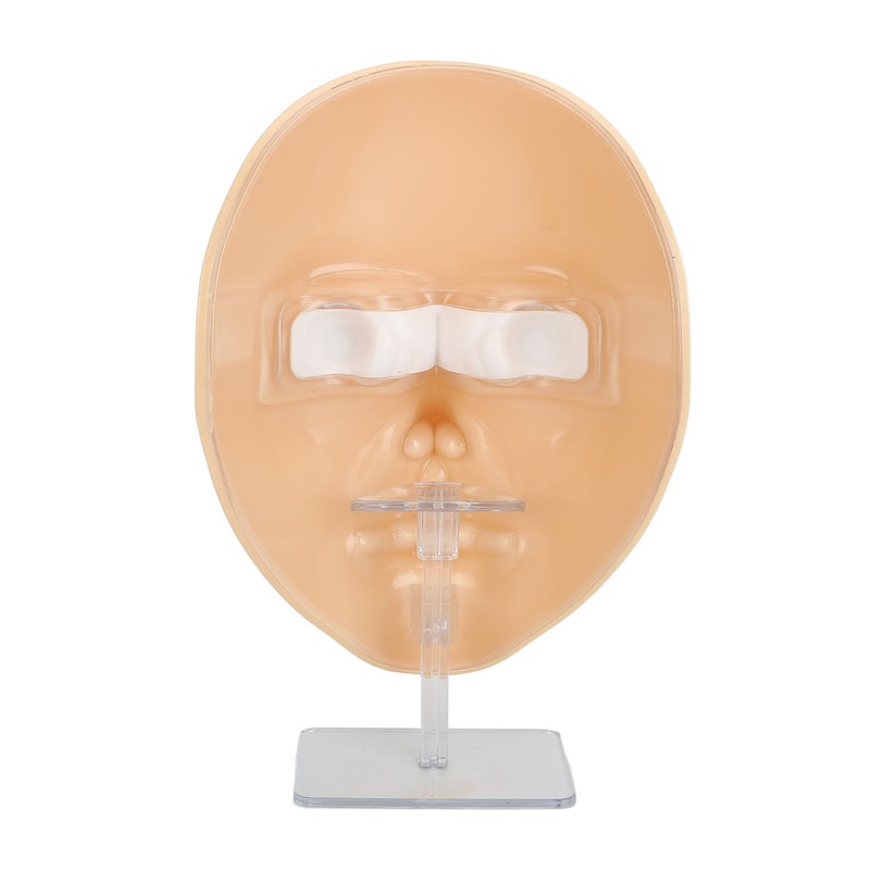 5D Silicone Makeup Practice Face Teaching Face Eye Cosmetic Mannequin