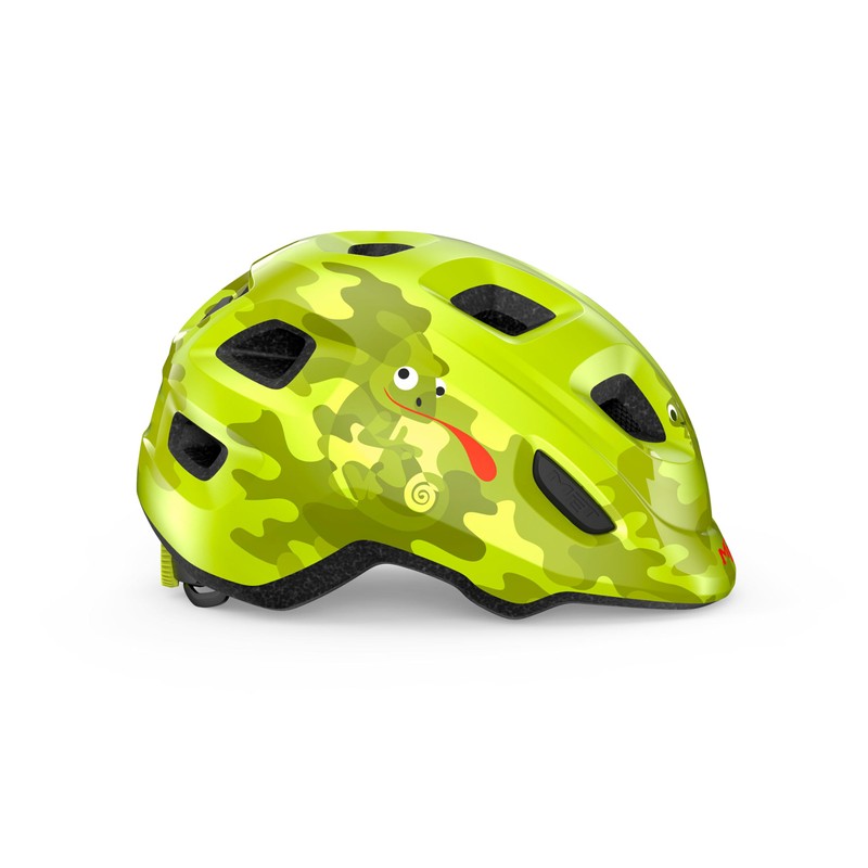 MET - Hooray Children's Cycling Helmet In Lime / Chamaleon
