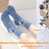 Women's Fuzzy Socks - Winter Warm Cozy Thick Thermal Socks