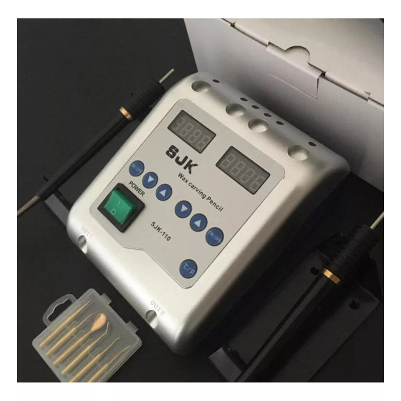 Sanshen Enceradora Eléctrica De Laboratorio Dental Con 6 Lápices De