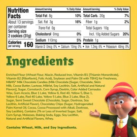 Keebler Chips Deluxe Cookies Rainbow with M&M's Chocolate Candies 14.6 oz