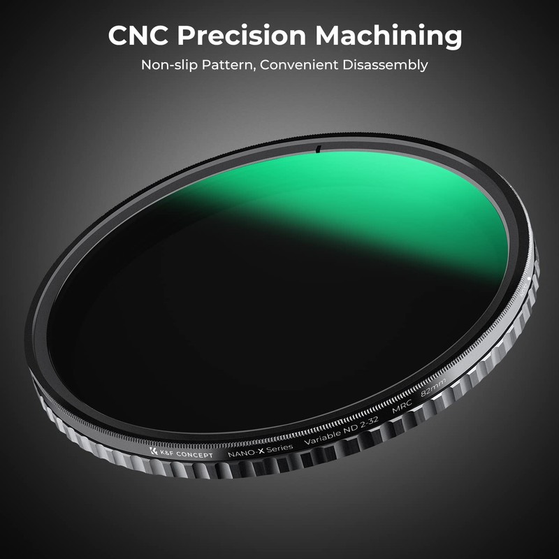 K&F Concept 72mm ND2-32 + ND32-512 Filter Kit Variable ND