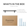 Ravinte 15 Pack 8-13/16 Inch Cabinet Pulls Matte Black Kitchen