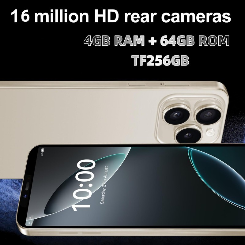 Fine Life Pro Unlock Phone, 8-Core Processor, 4G LTE Smartphone,