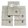 Knit kobo.h 5-Pattern Set Embroidered Dish Towels Kitchen Towels Approximately