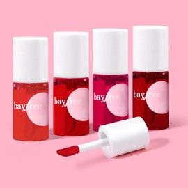 bayfree Korean Lip Stain Set Moisturizing Weightless & Non-sticky Finish Mini Items Makeup Gel Gloss - Color: 4PCS#fruit farm