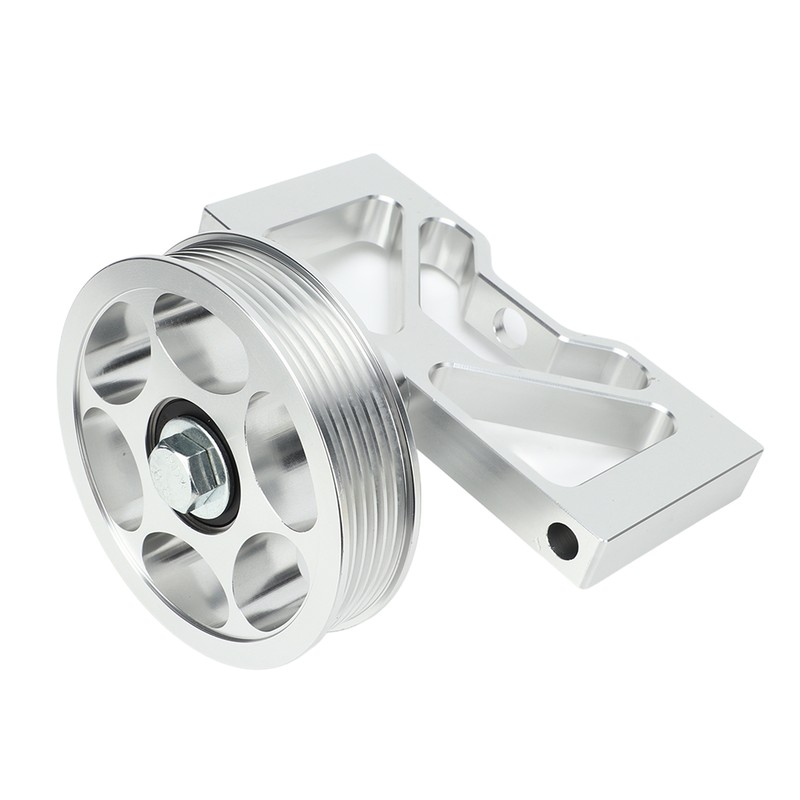 Air Pump Idler Bracket with Pulley Metal Replacement for Ford