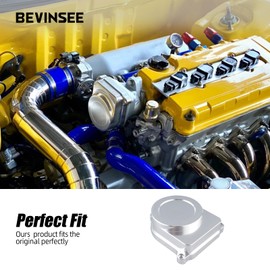 Bevinsee COP Distributor Cap Plate Replacement Compatible with Honda Civic D15 D16 B16 Del Sol Si VTEC 1994-1997 Integra 1990-2001 B18 B17 B/D/H Series Silver