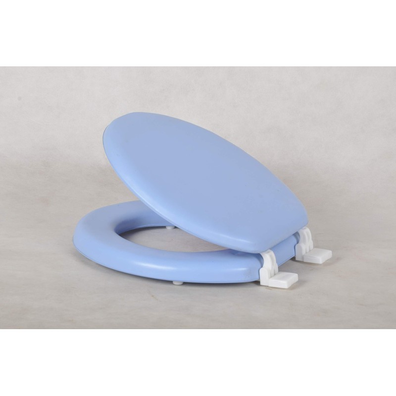J&V Textiles Soft Round Toilet Seat With Easy Clean &