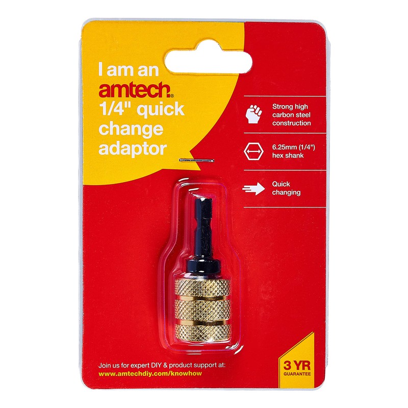 Amtech F0730 6mm (1/4") Quick Change Adapter